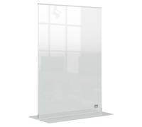 Nobo Transparent Acrylic Tabletop A4 Poster Holder Clear