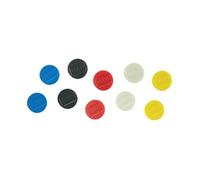 Nobo Whiteboard Magnets 38mm Assorted (Pack of 10) 1915318
