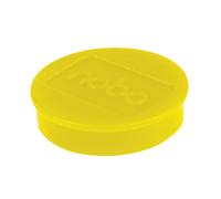Nobo Whiteboard Magnets 38mm Yellow (10 Pack) 1915316