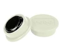 Nobo Whiteboard Magnets White 0.1 kg Bearing Capacity 13 mm Pack of 10