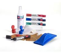 Nobo Whiteboard User Kit, Pack Includes Erasers, Refills, 4 Markers with Holder, Absorbent Cloths and Spray Cleaner, 1901430
