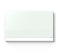 Nobo Widescreen Rounded Glass Whiteboard 85 inch White