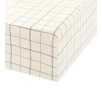Nobodinoz cotton beige baby sheet 70x140 cm