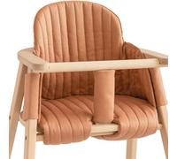 Nobodinoz - Growing Green Cushion For High Child Chair, Sienna Brown - Sienna