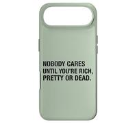 Nobody Cares Until Rich Quote Sarcasm Case for iPhone Air