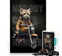 Nobody Cares Work Harder 1000 Piece Jigsaw Puzzles for Teenagers Jigsaw Boost Recall Soothing Play Tight Edge Premium Gift (38x52cm)