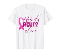 Nobody Fights Alone | Breast Cancer T-Shirt