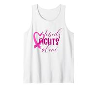 Nobody Fights Alone | Breast Cancer Tank Top