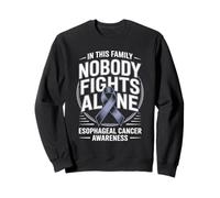 Nobody Fights Alone Esophageal Cancer Awareness Sweatshirt