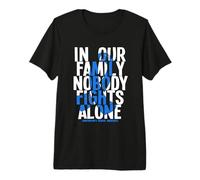 Nobody Fights Alone Huntington’s Disease Awareness Premium T-Shirt