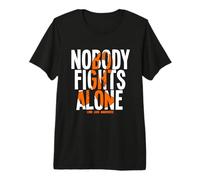Nobody Fights Alone Limb Loss Awareness Premium T-Shirt