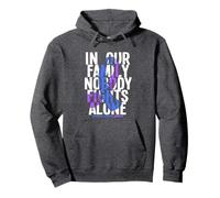 Nobody Fights Alone Rheumatoid Arthritis Awareness Pullover Hoodie