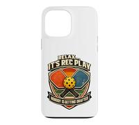 Nobody Is Getting Drafted Funny Pickleball Humor Retro Case for iPhone 13 Pro Max