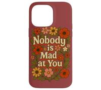 Nobody Is Mad At You Soft Reassurance Anxiety Design Case for iPhone 14 Pro Max