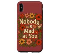 Nobody Is Mad At You Soft Reassurance Anxiety Design Case for iPhone XS Max