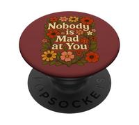 Nobody Is Mad At You Soft Reassurance Anxiety Design PopSockets Adhesive PopGrip