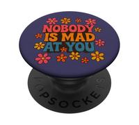 Nobody Is Mad At You Soft Reassurance Anxiety Design PopSockets Adhesive PopGrip