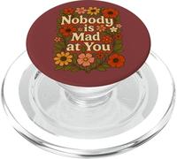 Nobody Is Mad At You Soft Reassurance Anxiety Design PopSockets PopGrip for MagSafe