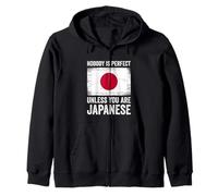 Nobody Is Perfect Unless You Are Japanese Japan Zip Hoodie
