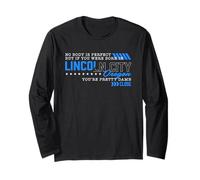 Nobody Is Perfect You Were Born in Lincoln City Oregon Funny Long Sleeve T-Shirt