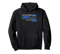 Nobody Is Perfect You Were Born in Lincoln City Oregon Funny Pullover Hoodie