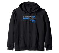 Nobody Is Perfect You Were Born in Lincoln City Oregon Funny Zip Hoodie