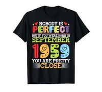 Nobody is Perfect You were Born in September 1959 are Pretty T-Shirt