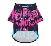 Nobody Knows I Am Bisexual Pet Shirt Dogs Cats Clothes Short Sleeve Breathable Puppy Costume