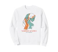 Nobody Knows I'm A Lesbian (Funny LGBTQ Gay Statement) Sweatshirt