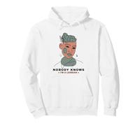 Nobody Knows I'm A Lesbian (Funny LGBTQ Outing Statement) Pullover Hoodie