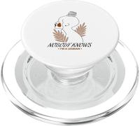 Nobody Knows I'm A Lesbian (LGBTQ Gay Outing Statement) PopSockets PopGrip for MagSafe