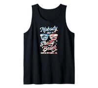 Nobody Likes A Shady Beach Santa Monica California Tank Top