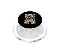 Nobody Notices What I Do Until I Dont Janitor PopSockets PopGrip for MagSafe