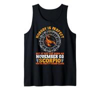 Nobody Perfect If You are Born As November 3 Scorpio Pretty Tank Top