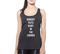 Nobody Puts Baby in The Corner Women's Vest - black Large