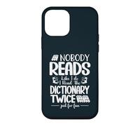 Nobody Reads Like I Do I Read The Dictionary Twice Case for iPhone 12 mini