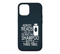 Nobody Reads Like I Do Shampoo Bottle Three Times Reading Case for iPhone 12/12 Pro