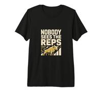 Nobody Sees The Reps Investor Mindset Premium T-Shirt