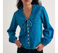 Nobody's Child Birdie Denim Blouse - UK 10