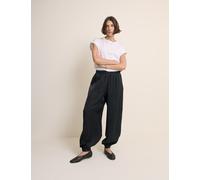 Nobody's Child Button Detail Relaxed Cuffed Trousers Cream