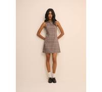 Nobody's Child Checked Mini Skater Dress Multi