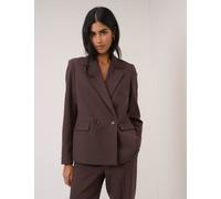 Nobody's Child Double Breasted Blazer Brown