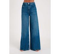 Nobody's Child female High Waisted Wide Leg Palazzo Jeans - 10 - Blue, Blue