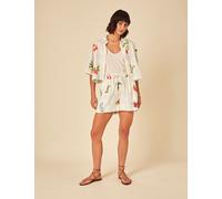 Nobody's Child female Lyocel Rich Printed High Waisted Shorts - 14 - Multi, Multi