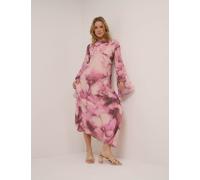 Nobody's Child Floral Midaxi Tea Dress Pink