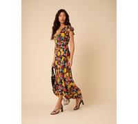 Nobody's Child Floral V-Neck Midi Dress Multi