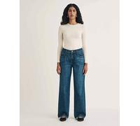 Nobody's Child Indigo Wide Leg Jean Dark Blue 24