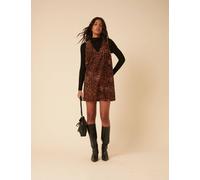 Nobody's Child Leopard Print V-Neck Mini Dress Multi