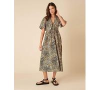 Nobody's Child Midi Dress Brown Multi-Coloured 16