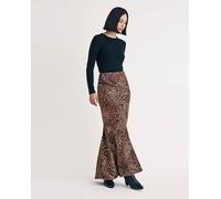 Nobody's Child Peyton Leopard Skirt Brown 18